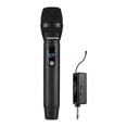 thumbnail image 1 of Wireless Microphone System Receiver with Handheld Mic UHF Anti-Howling Digital Display Screen for Home Cinemas Karaoke Church Speech Wedding Party Singing Rechargeable Wireless Microphone, 1 of 9
