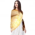 thumbnail image 5 of Shell Elegant Chiffon Yarn Hair Scarf | Breathable Silk Scarf for Women | Translucent Headscarf Wrap for Hair Styling - 180*73, 5 of 6