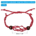 thumbnail image 2 of Uxcell 7.87-11.02" Empty Stone Holder, 4 Pack 1.38" Wax Rope, Red, 2 of 6