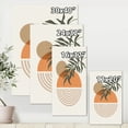 thumbnail image 4 of Abstract Geometrical Moon and Sun With Leaf I 12 in x 8 in Painting Canvas Art Print, by Designart, 4 of 4