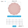 thumbnail image 2 of Uxcell Wax Seal Silicone Pad, 2 Pack Wax Seal Pads with 40 Double Sided Adhesive Dots Backing Pad Plate, Blue Pink, 2 of 5