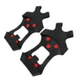 thumbnail image 1 of Cubiertas antideslizantes para zapatos para nieve tacos antideslizantes para tracción en hielo 1 par de goma + acero inoxidable para pistas de hielo suaves para pastizales Anggrek Otros, 1 of 8