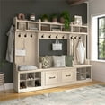 thumbnail image 4 of Woodland Full Entryway Storage Set with Doors in White Maple - Engineered Wood, 4 of 5