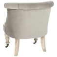 thumbnail image 6 of SAFAVIEH Carlin Tufted Chair Mushroom, 6 of 7