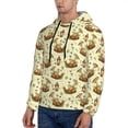 thumbnail image 2 of Hoodies for Men - Snail With Mushrooms Long Sleeve Comfrt Men'S Fashion Hoodies & Sweatshirts, Sweatshirts for Men Hoodies Pullover Clothing Clothes with Pouch, 2 of 7