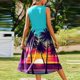 thumbnail image 3 of WILLBEST Vestidos De Lino Para Mujer Vestido Informal Con Bolsillo Sin Mangas Y Estampado Degradado Para Mujer, 3 of 3