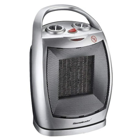 Ceramic Space Heater 750W/1500W, Portable Electric Heater with Adjustable Thermostat, Tip-Over & Overheating Protection, Perfect for Home and (Best Space Heater For The Money)