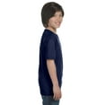 thumbnail image 5 of Hanes T-Shirt Lourd pour Garçon 5,2 oz COMFORTSOFT, TP, Marine, 5 of 5