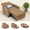 Coffee, variant on Senfot Sleeper Chair Pull-Out Bed, 4-in-1 Convertible Sofa Chair with Vibration Massage Lumbar Pillow, USB Port, Cup Holders, Side Pocket for Small Spaces