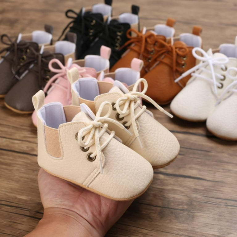 Cute Crib Shoes for Newborn Infant Baby Shoes for Baptism 