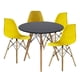 thumbnail image 5 of Comedor Oslo Redondo Negro para 4 Personas Sillas Oslo Amarillas, 5 of 8