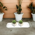 thumbnail image 6 of Troglfold plant drip tray 5pcs Rectangle Plant Saucer Household Plant Tray Planter Saucer Plant Tray Rectangle Plant Water Tray Window Sill Planter Tray,15.75"X5.91"X0.79", 6 of 11