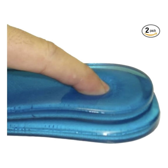 Semi Liquid Polymer Gel Shoe Insoles - Foot Insoles (Medium (M 6.5-10 - W 8-11))