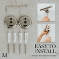 thumbnail image 3 of Marmolux Acc 4-Piece Stainless Steel Wall Mount Bathroom Hardware Set, 3 of 9