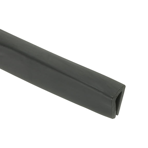 Uxcell 3/16" Rubber Edge Trim, 10ft Flexible U Channel Edge Guard Protector for Sheet Metal, Car Doors, Hatches, Table Corners, Black
