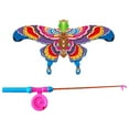 thumbnail image 6 of kites For kids , free 1 kites Fishing rod kite easy to fly G5Q4, 6 of 8