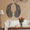 thumbnail image 6 of Dopebox Outdoor Decor Clearance Sale Black Angel Metal Wall Art ,Large Metal Angel Wall Decoration, Angel Wall Sculpture Art Indoor Outdoor Wall Hanging Suitable, Home Decorations (B), 6 of 6