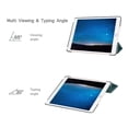 thumbnail image 2 of Mosiso Slim Fit Frosted Case for iPad 10.2" 7th Generation 2019 Released, PU Leather Smart Stand Cover Auto Sleep Wake Protective Case for Apple iPad 10.2 Inch (A2197/A2198/A2200), Midnight Green, 2 of 7