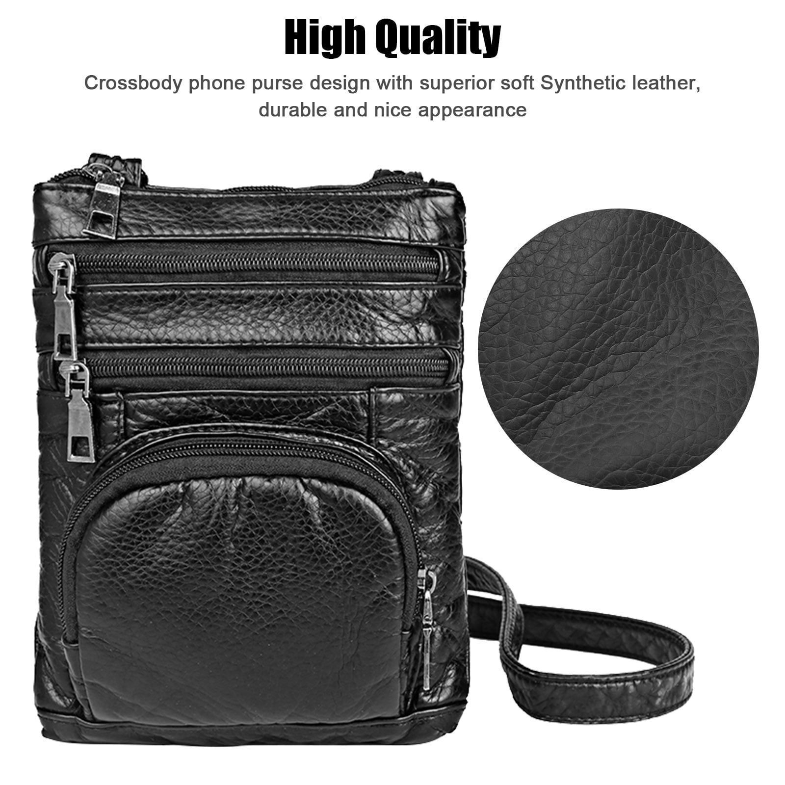 Leather Crossbody Phone Bag