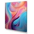 thumbnail image 2 of Designart "Transitional Shapes in Pink and Blue III" Abstract Canvas Wall Art - Modern Pink Abstract Modern Shapes Transitional Hallway Wall Art Decor, 2 of 6
