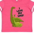 thumbnail image 4 of Inktastic I Love My Dad with Baby and Daddy Brontosauruses Boys or Girls Toddler T-Shirt, 4 of 5