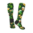 thumbnail image 4 of Fotbe St Patrick's Day10 print Women's Men's Novelty Crew Socks Cotton Socks Knee High Socks for Walking,Running,Nurses,Pregnancy, 4 of 9
