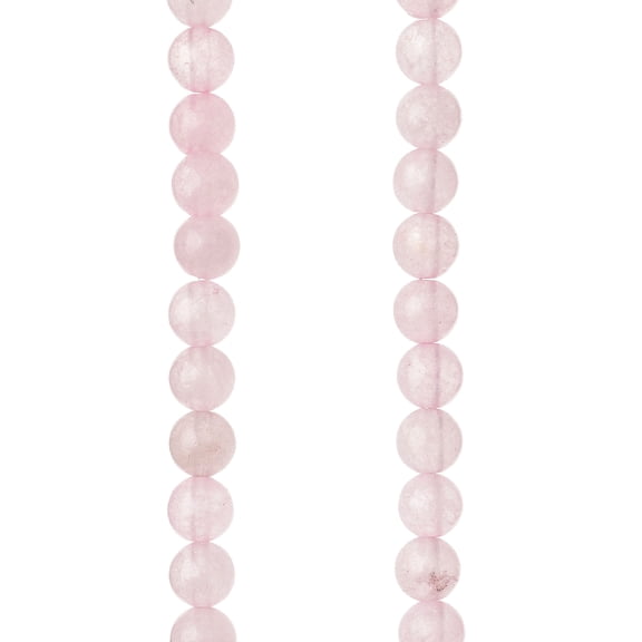 Bead Landing Rose Quartz Round Beads, 6mm, 12 Pack