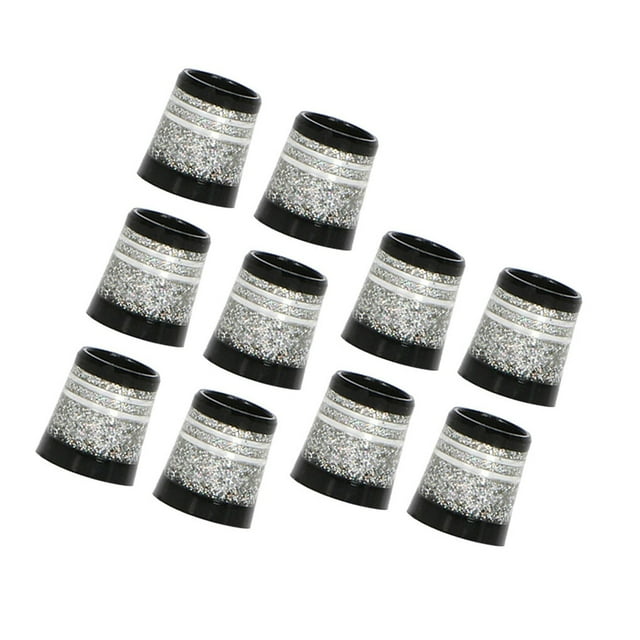 10 Pcs Bagues de Fer de Golf Haute Qualité Manches Fuselées Premium Argent
