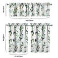 thumbnail image 5 of Farmhouse Bohemian Curtains 36 Inch Short - 3 Panel Floral Vintage Set with Rustic Botanicals, Rod Pocket, 5 of 5