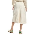 thumbnail image 2 of RE/DONE womens  Mid-Rise Seamed Skirt, 25, White, 2 of 3