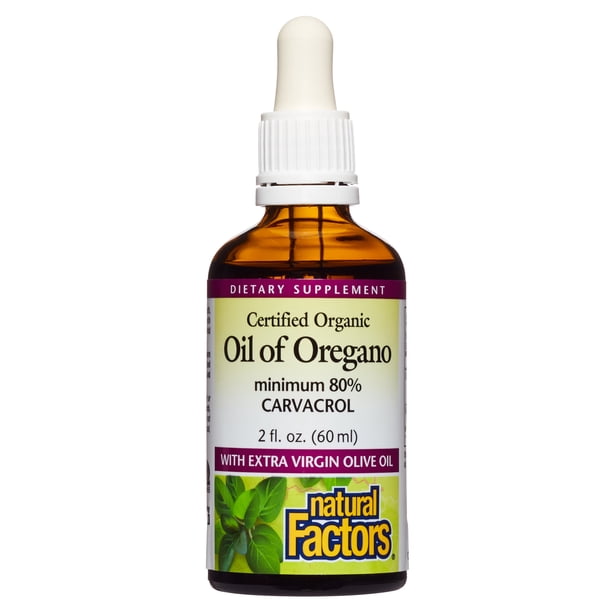 Natural Factors, Certified Organic Oil of Oregano, Herbal Supplement