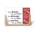 thumbnail image 1 of Braver Calendrier de Bureau Citation Plus Fort et Intelligent Décoration de Bureau 2023, 1 of 3