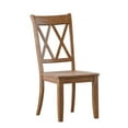 thumbnail image 6 of Weston Home Farmhouse Dining Chair with Cross Back, Set of 2, Oak, 6 of 7