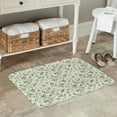 thumbnail image 7 of Pofeuu Green Rabbit Print Flannel Doormats Rug16"x24"Rug Washable Doormats Indoor Outdoor Rugs for Layered Front Door Mats, Porch, Kitchen, Entryway, 7 of 7