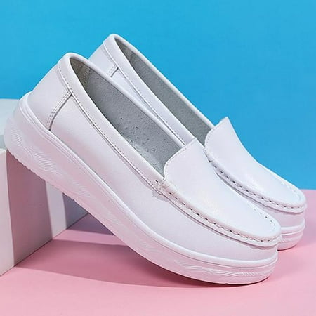 

Women Shoes Soft Comfortable Bottom Outdoor Slip On Boat Wedges Shoes