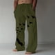 thumbnail image 2 of Pantalones Para Hombres Pantalones Largos Con Bolsillos de Moda de Cintura Media Estampados Sueltos Informales Odeerbi  ODB183277, 2 of 5