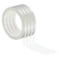 thumbnail image 1 of Unique Bargains Ruban pour Tableau Blanc 1/4 Pouces Mince Effaçable à Sec, Transparent, Lot de 4, 1 of 6
