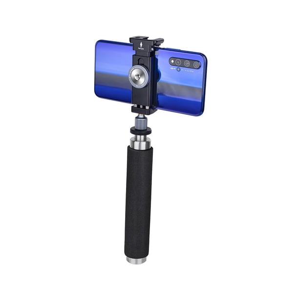 Seitruly Soporte para zapata fría para teléfono PHD30, tuerca telescópica de tornillo de 1/4 pulgadas, Clip para teléfono de aleación de aluminio con Accesorios de cámara y óptica