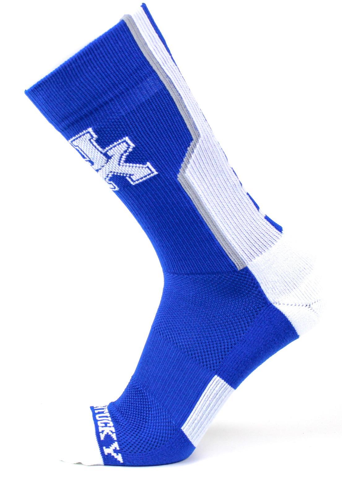 Kentucky Wildcats Blue Sport Performance Sock - Donegal Bay - Unisex - One Size - Crew