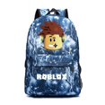 thumbnail image 1 of Roblox-Mochila escolar de celosía para niños y niñas, morral escolar de dibujos animados de Anime para estudiantes de primaria y secundaria, 1 of 4