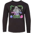 thumbnail image 3 of Inktastic Panama City Beach Florida Cute Swimming Manatee Long Sleeve Youth T-Shirt, 3 of 5