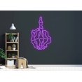 thumbnail image 2 of Glowneon Hand Skull Skeleton Neon Sign, Halloween Decor Wall Art, 2 of 4