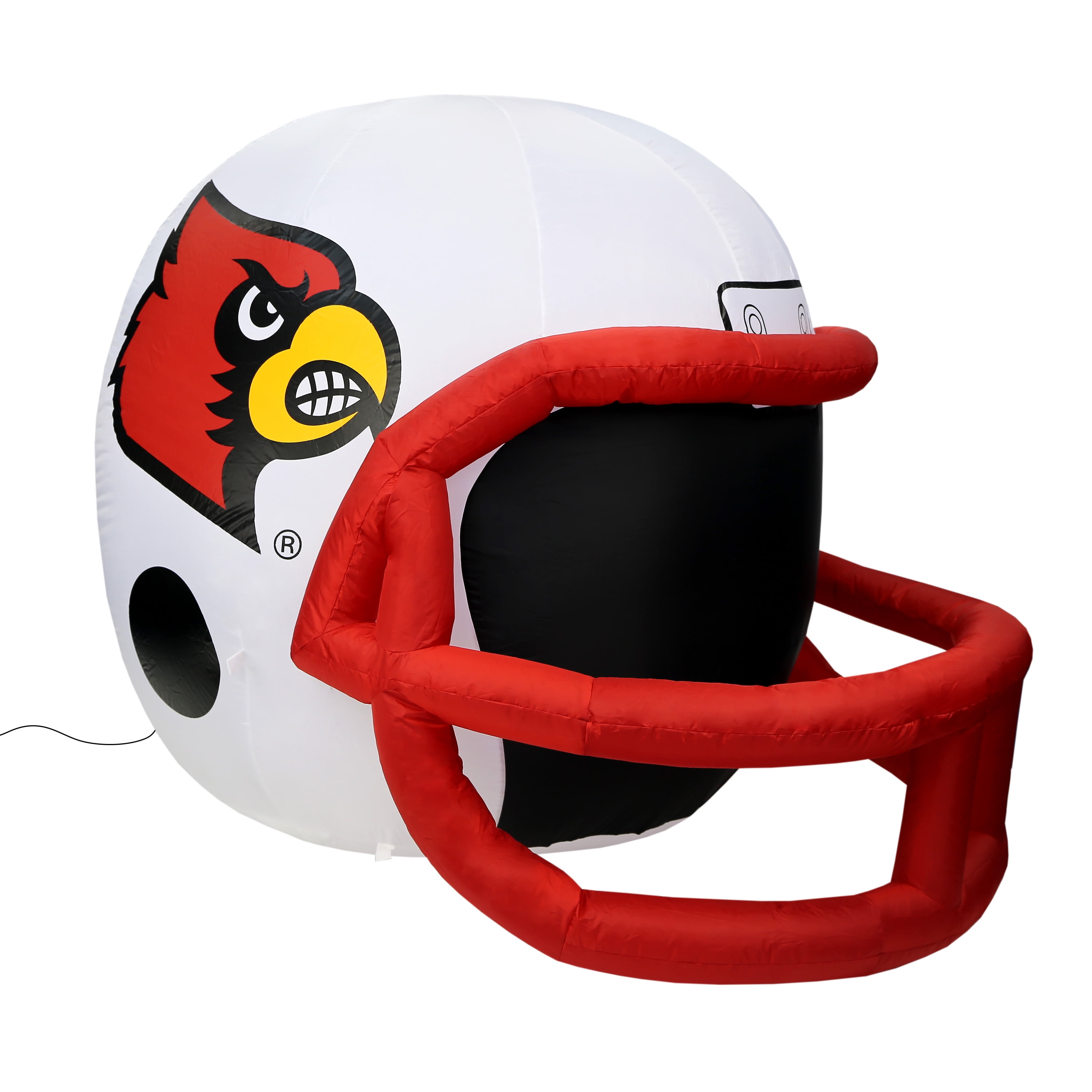 NCAA Louisville Cardinals Team Inflatable Lawn Helmet, White, One Size