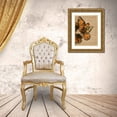 thumbnail image 3 of Parker, Jennifer Paxton 25x32 Gold Ornate Wood Framed with Double Matting Museum Art Print Titled - Winged Wreath I, 3 of 4