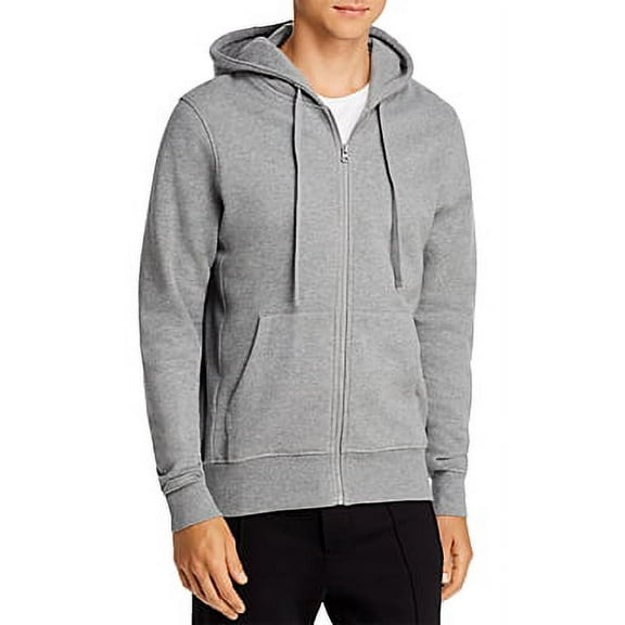 Pacific & Park HEATHER GRAY Long Sleeve Zip-up Hoodie, US Small