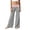 Light Gray, variant on Girls Wide Leg Casual Pants Fold Over Polka Dot Patchwork Waist Loose Fit Trousers Kids Daily Vacation Soft Stretchy Long Pants(Coffee,7-8 Years)