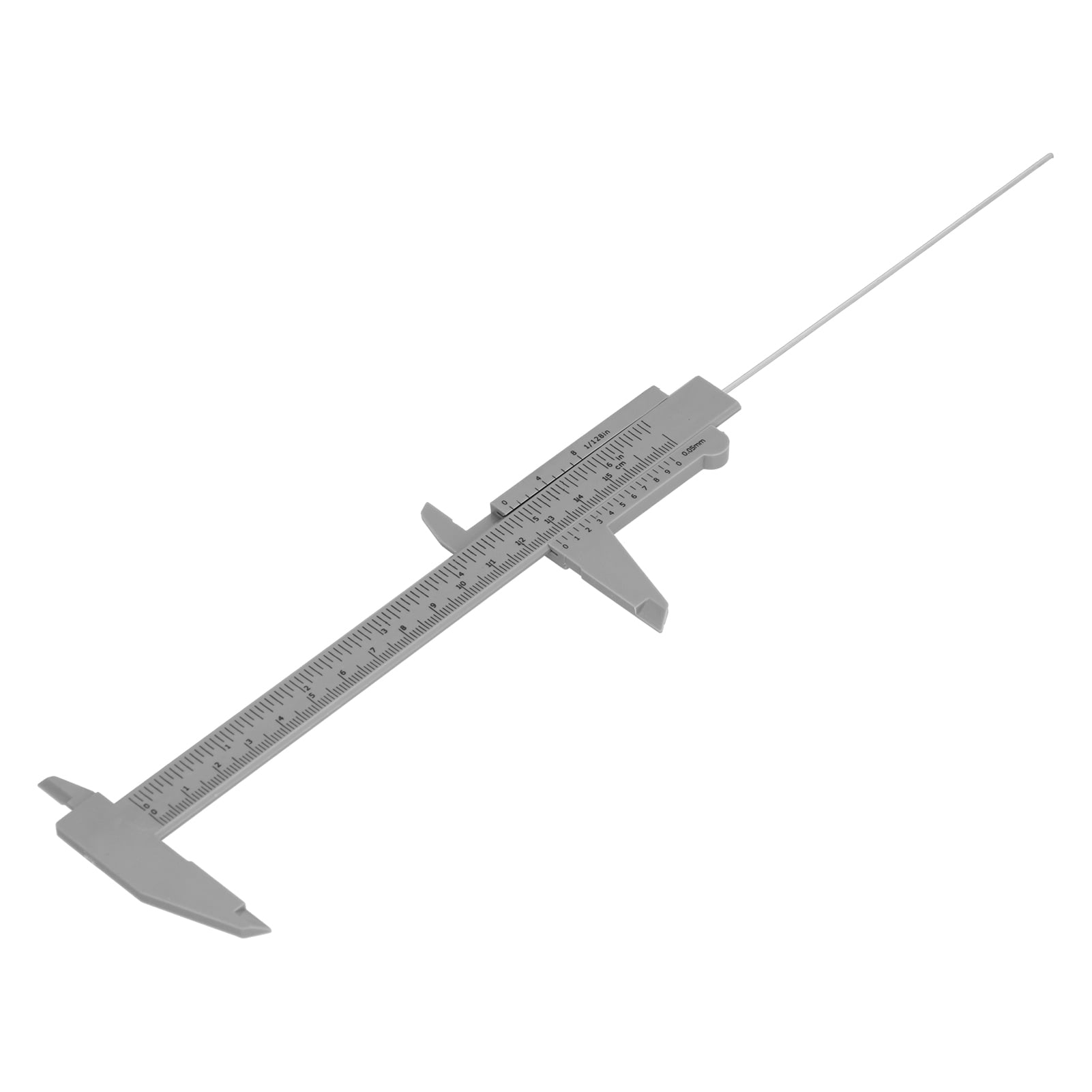Mini Calibrador, Calibrador De Plástico De Doble Escala Tiras De Metal ...