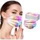 thumbnail image 3 of Pack de 50 mascarillas desechables de 3 capas con motivo estampado, pañuelo multifuncional transpirable, bandana, pañuelo para el cuello, bufandas para adultos unisex, protección de boca y, 3 of 5