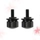 thumbnail image 1 of FENGGUIQU 2Ud Tornillos De Aluminio Anodizado Negro Para Asiento De Motocicleta Con Acanalados, 1 of 8