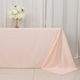 thumbnail image 6 of Balsa Circle 60x102 in Blush Scuba Polyester Rectangle Tablecloth Wedding Party Events Decorations Supplies, 6 of 8